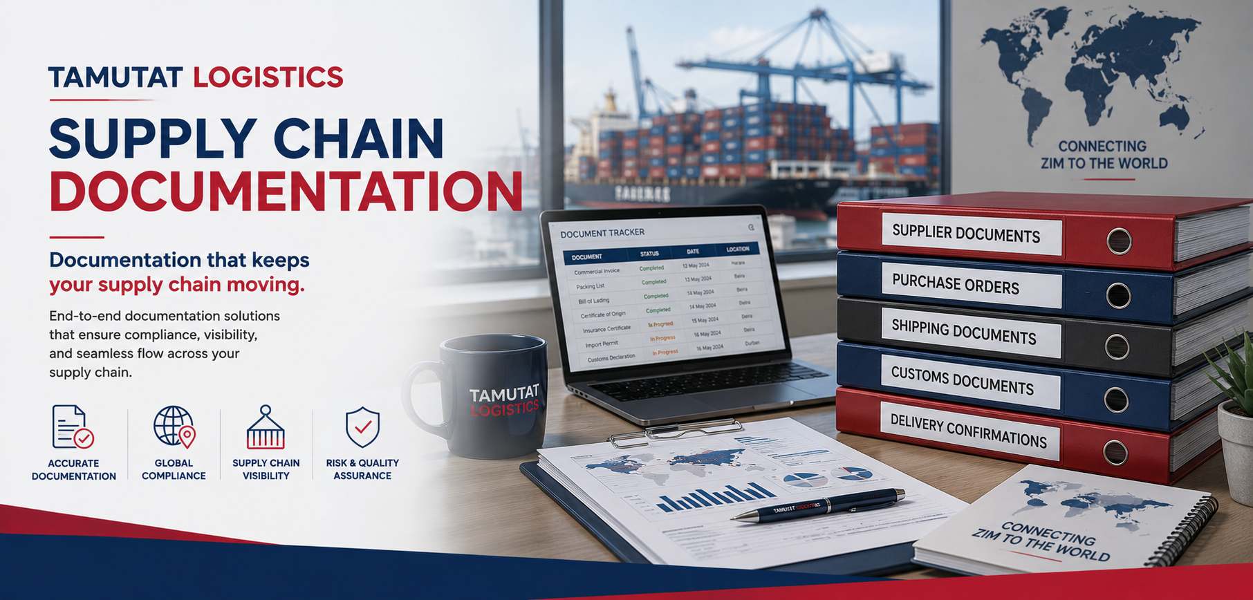 Supply chain documentation and freight forwarding